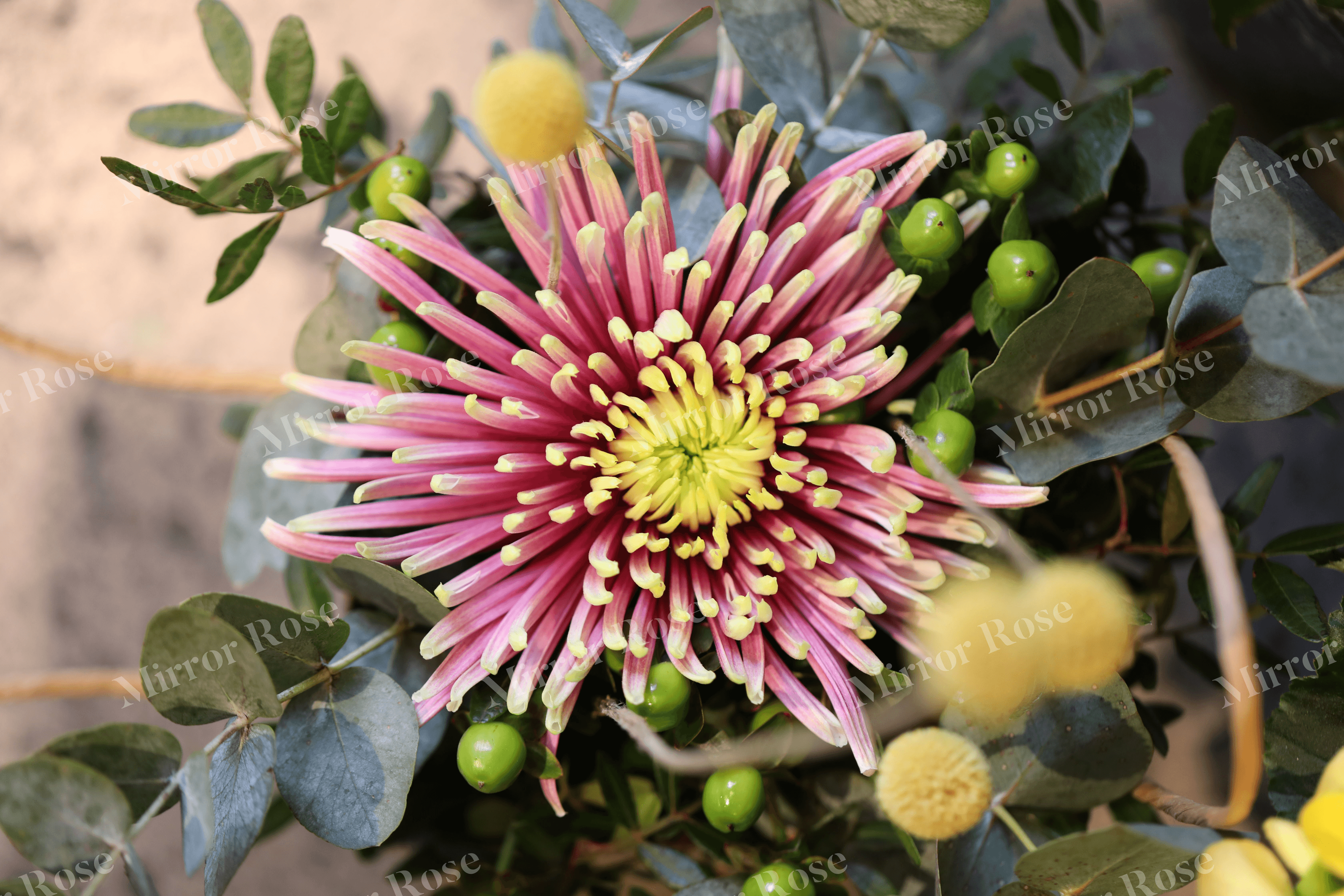 vibrant nordic floral arrangement