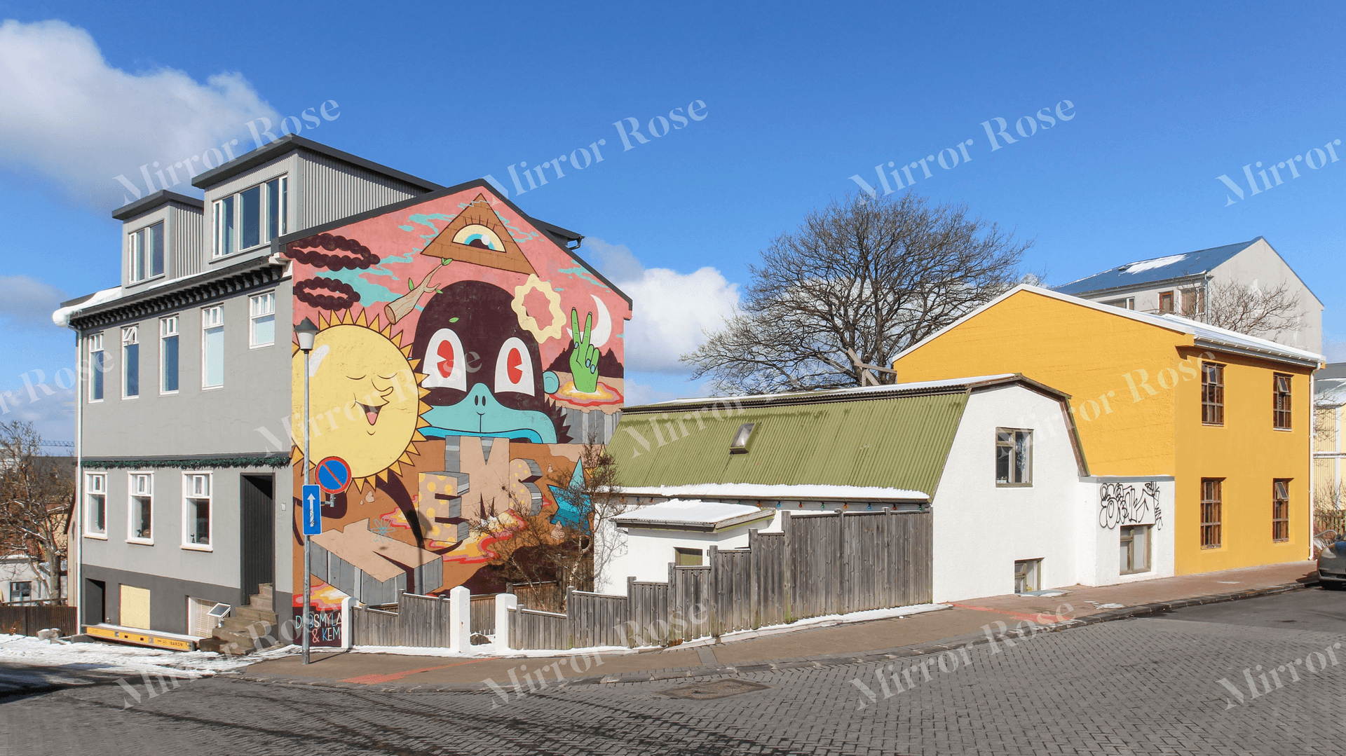 urban nordic vibes: colorful street art in iceland