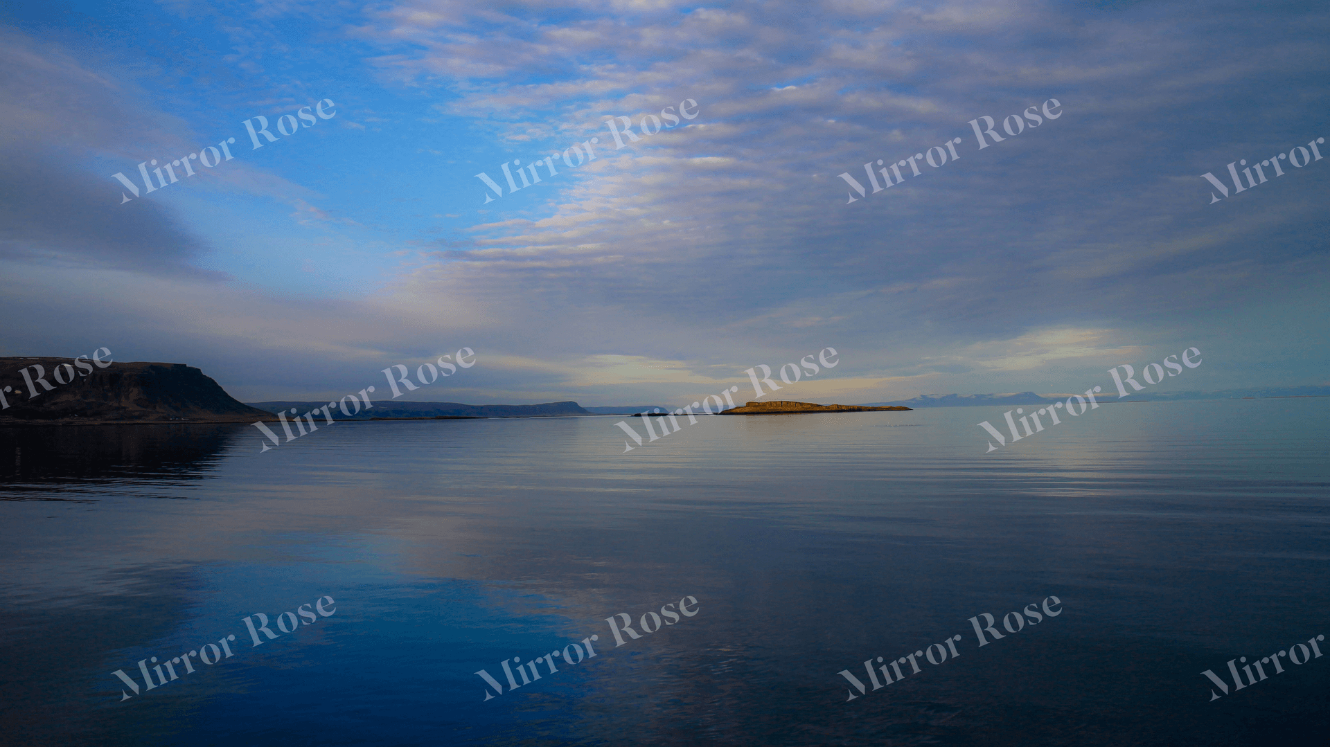 tranquil nordic waterscape: a serene icelandic view