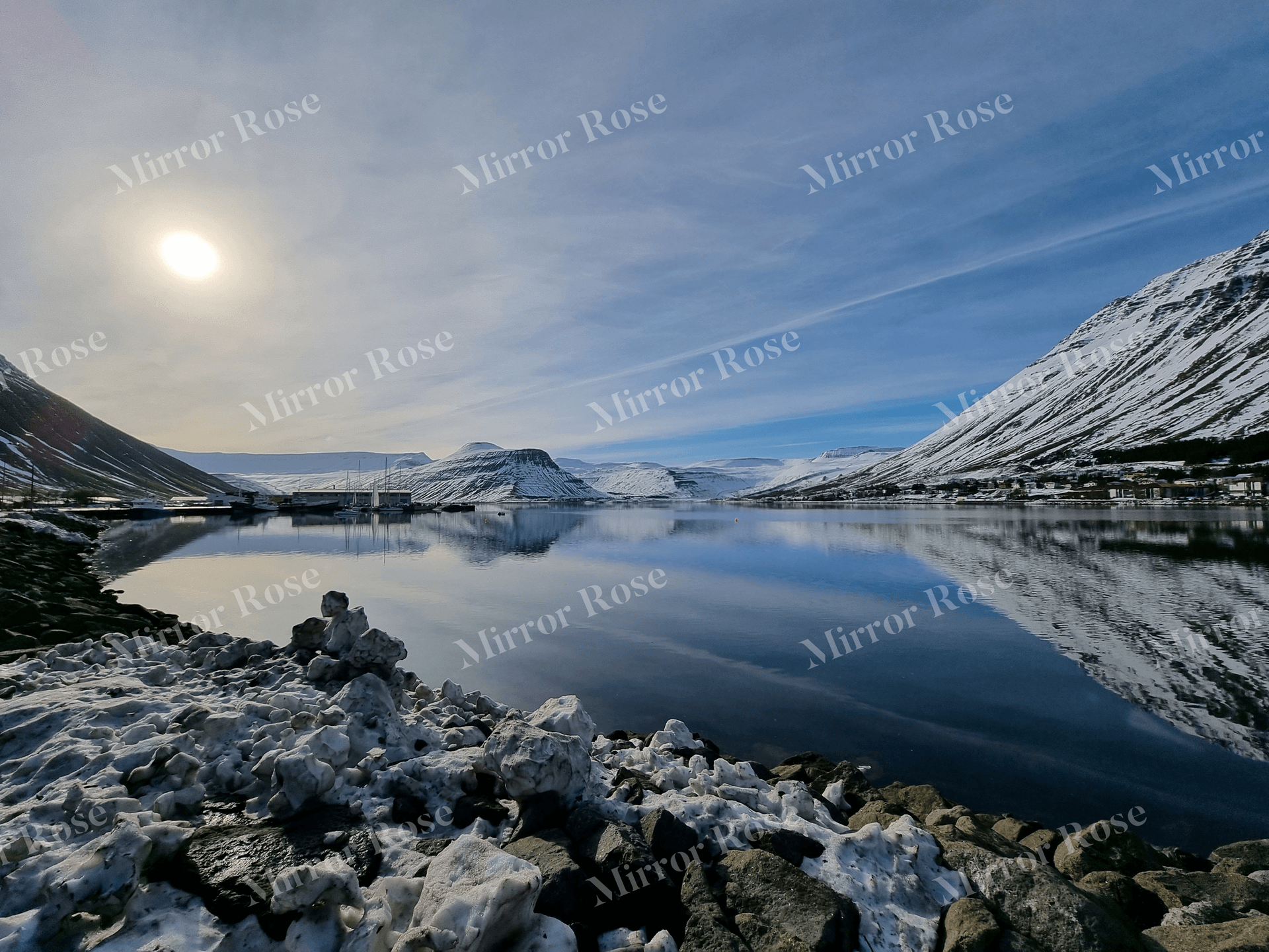 serene nordic landscape at dawn